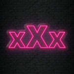 "xXx" LED Neonschild Sign Schriftzug - NEONEVERGLOW