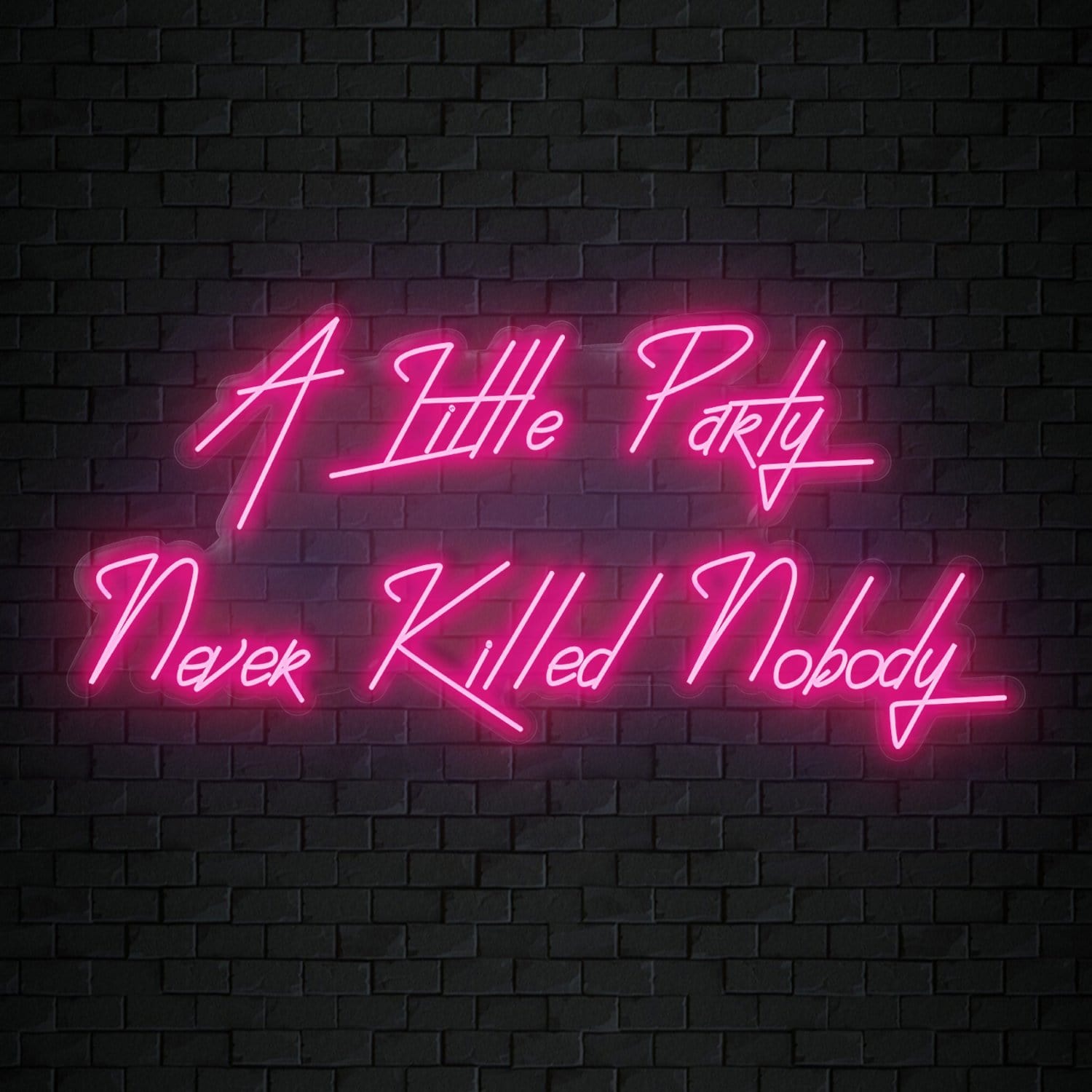 "A Little Party" LED Neon Sign Schriftzug - NEONEVERGLOW