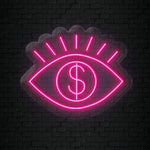 "Augen" LED Neonschild Sign - NEONEVERGLOW