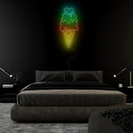 " Ice Cream Eis" LED Neonschild Sign Schriftzug - NEONEVERGLOW