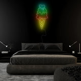 " Ice Cream Eis" LED Neonschild Sign Schriftzug - NEONEVERGLOW