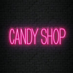 "Candy Shop" LED Neon Sign Schriftzug - NEONEVERGLOW