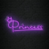 "Princess" LED Neon Sign Schriftzug - NEONEVERGLOW
