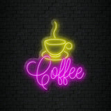 "Coffee" LED Neonschild Sign Schriftzug - NEONEVERGLOW