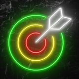 " Dartscheibe" LED Neonschild - NEONEVERGLOW