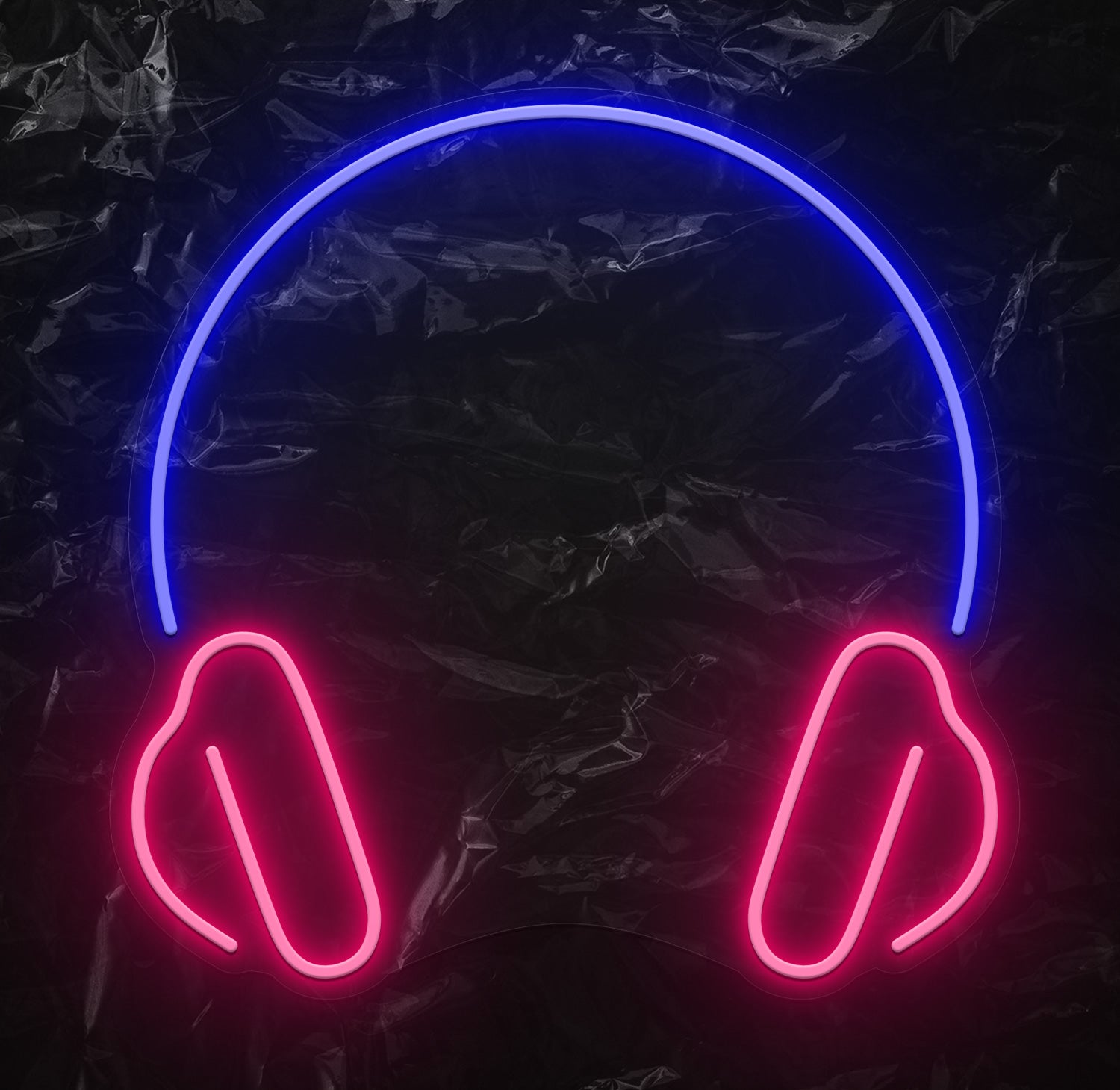 "Kopfhörer" LED Neonschild - NEONEVERGLOW