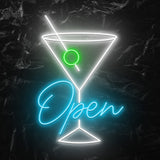 " Open " LED Neonschild - NEONEVERGLOW
