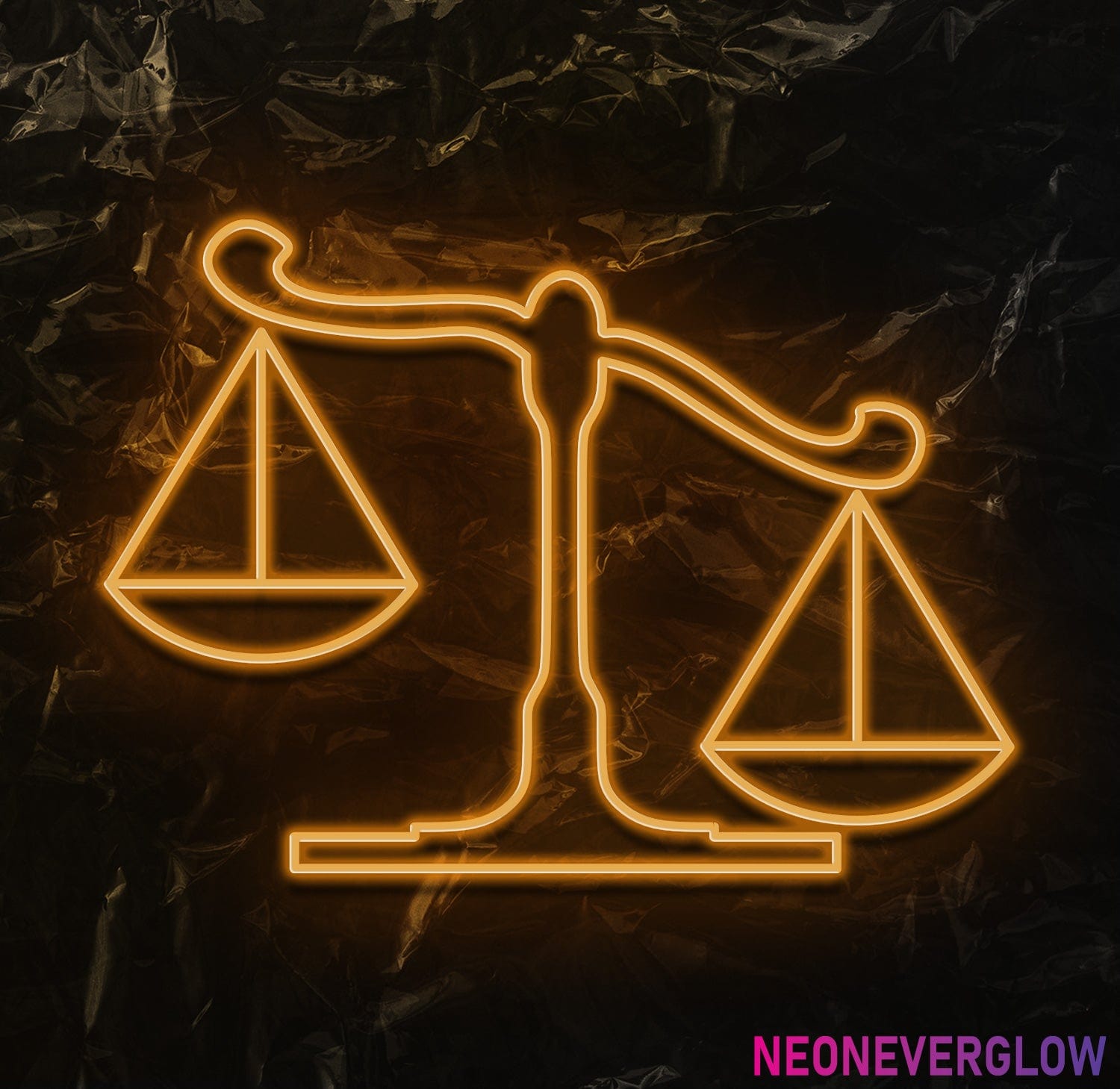 " Waage" LED Neonschild - NEONEVERGLOW