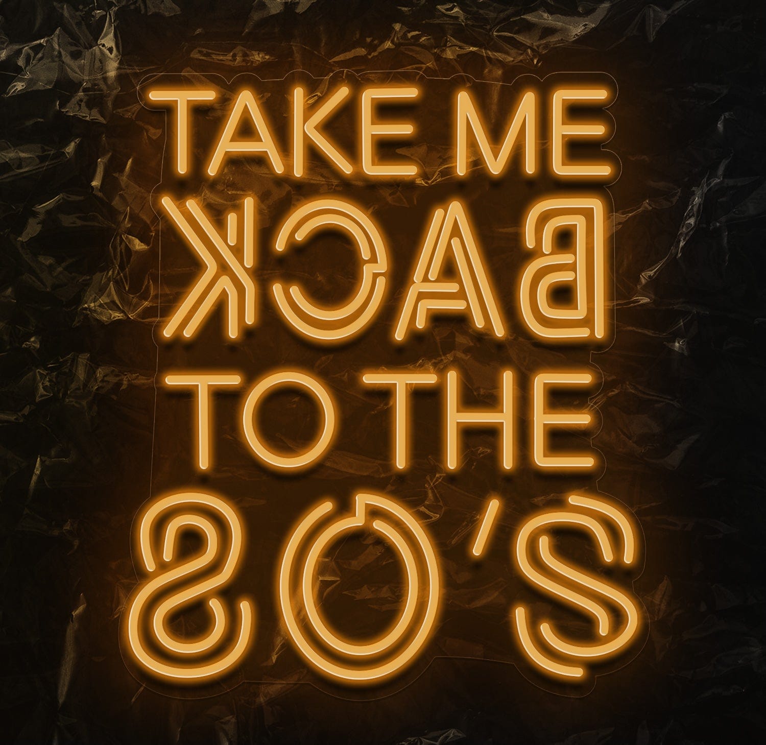 " Take Me Back" LED Neonschild - NEONEVERGLOW