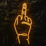 " Finger" LED Neonschild - NEONEVERGLOW