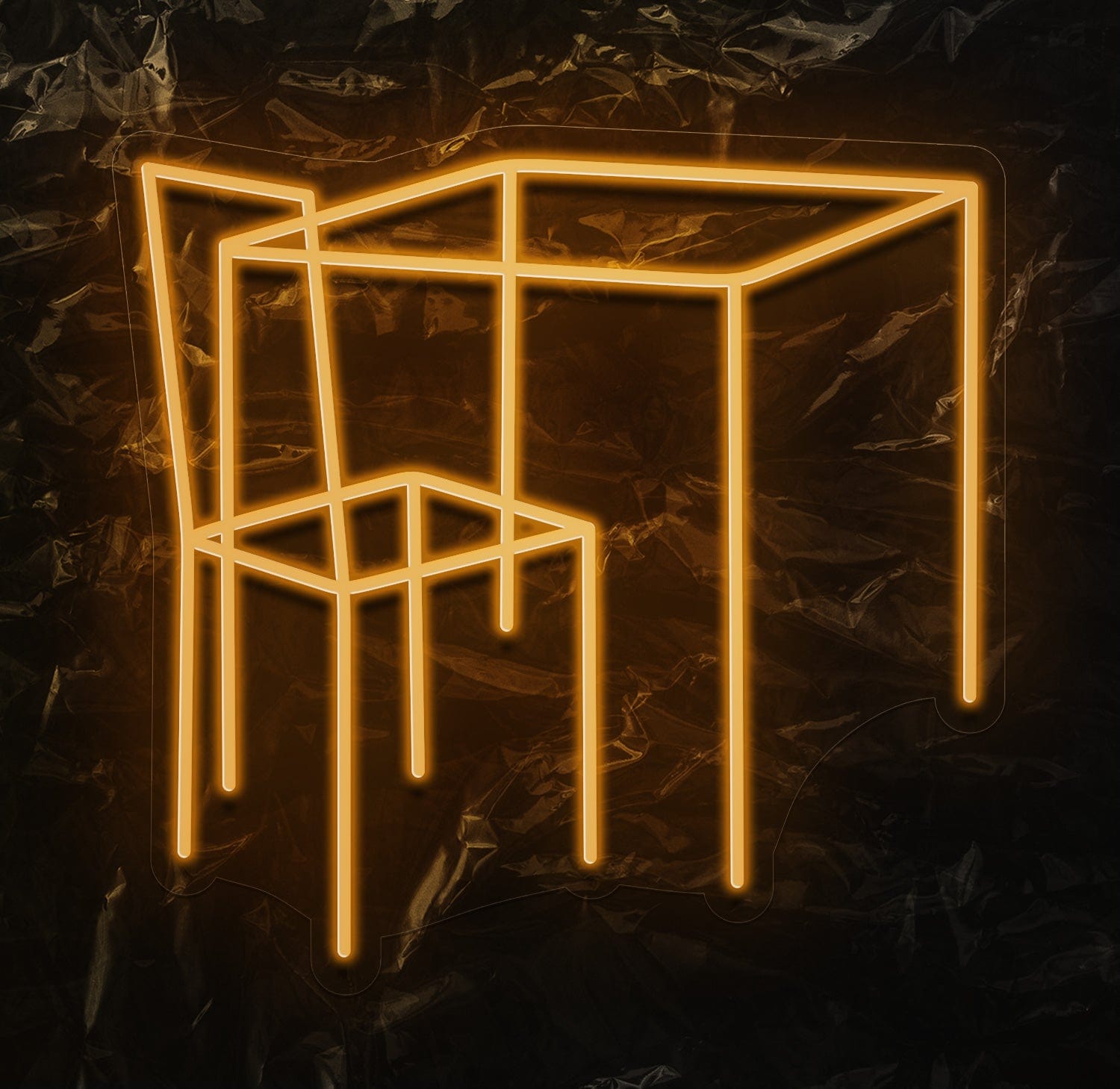 " Stuhl" LED Neonschild - NEONEVERGLOW