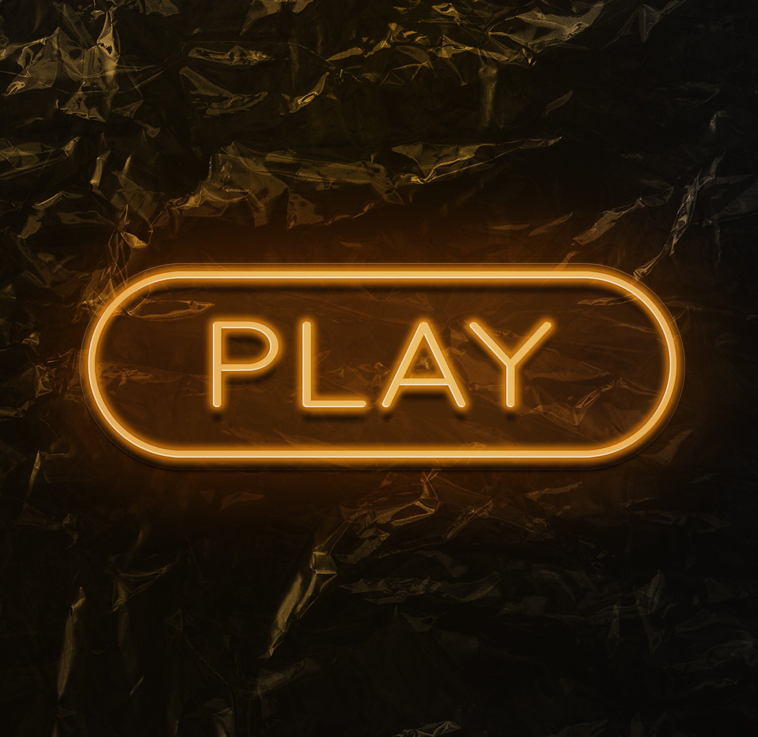" Play" LED Neonschild - NEONEVERGLOW