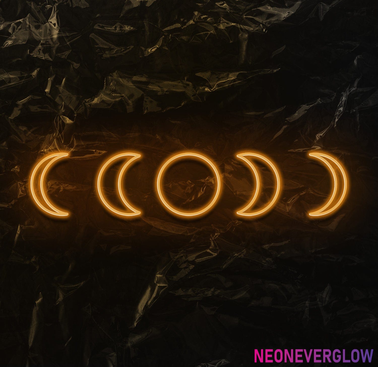 " Mond" LED Neonschild - NEONEVERGLOW