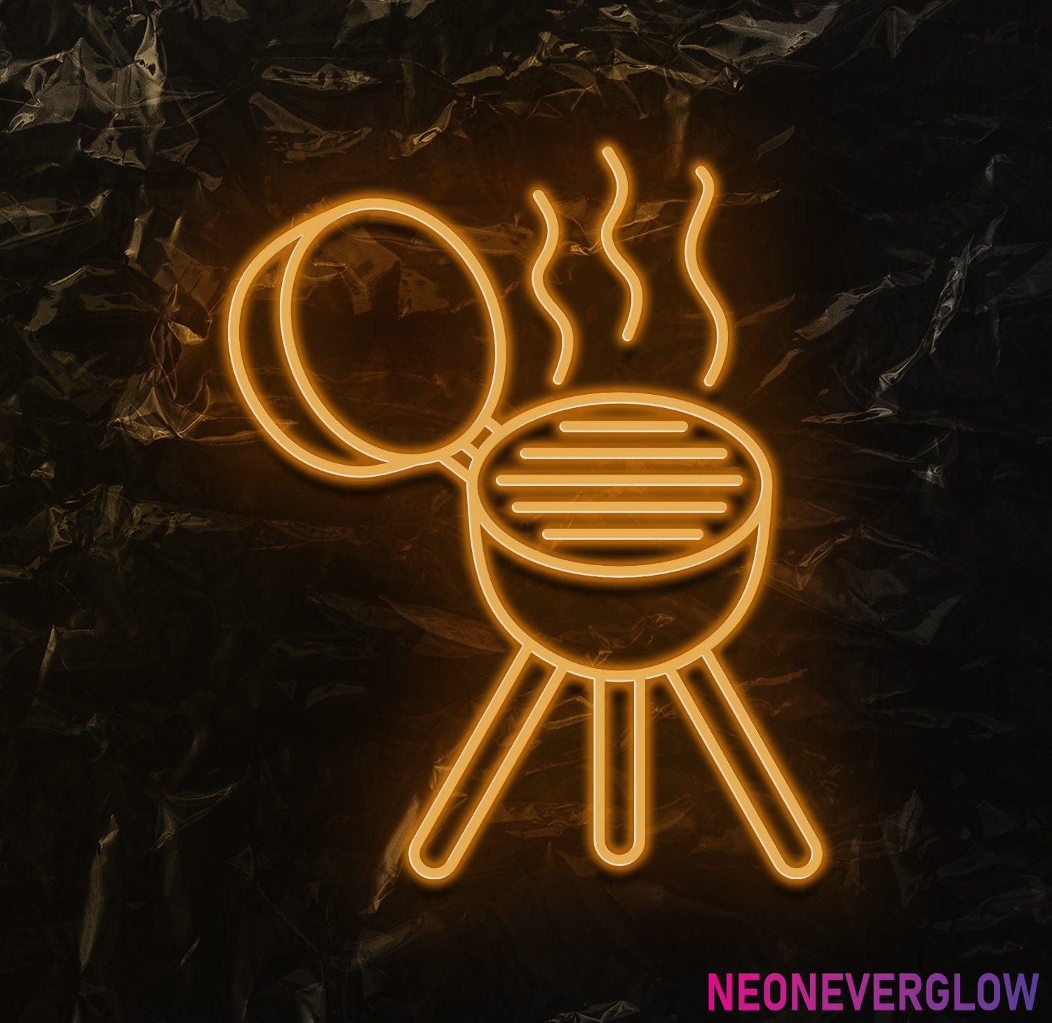 " Grillen" LED Neonschild - NEONEVERGLOW