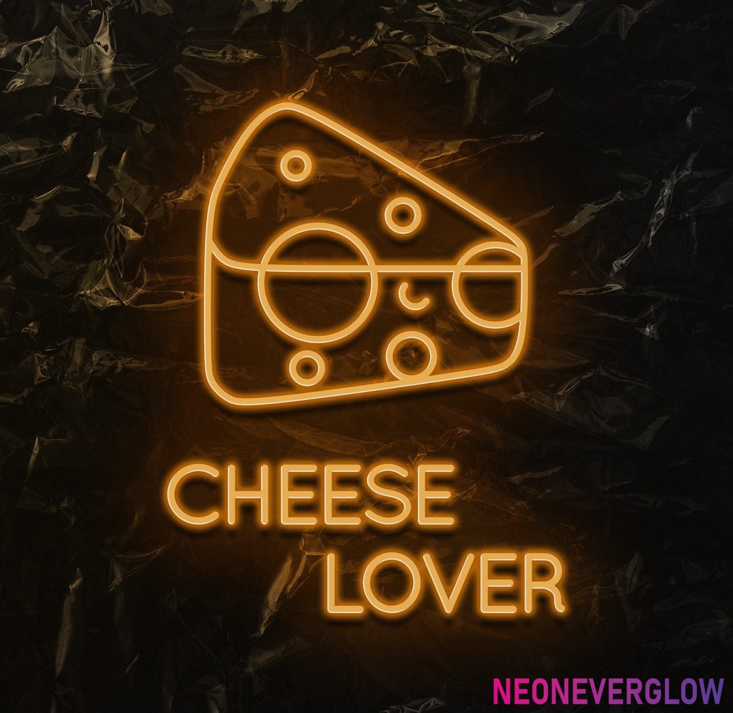 " Cheese Lover " LED Neonschild - NEONEVERGLOW