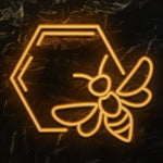 " Biene " LED Neonschild - NEONEVERGLOW