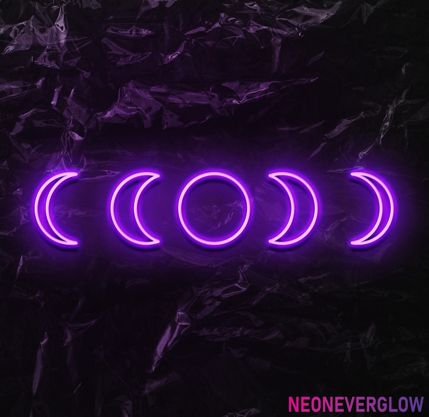 " Mond" LED Neonschild - NEONEVERGLOW