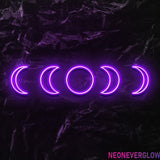 " Mond" LED Neonschild - NEONEVERGLOW