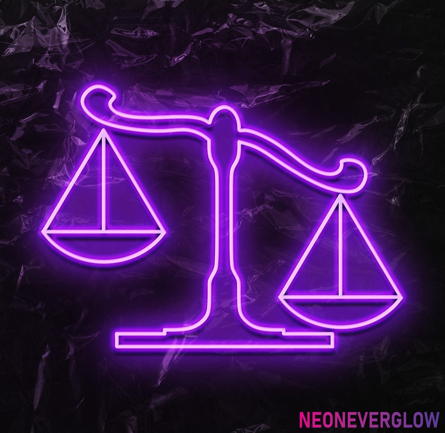 " Waage" LED Neonschild - NEONEVERGLOW