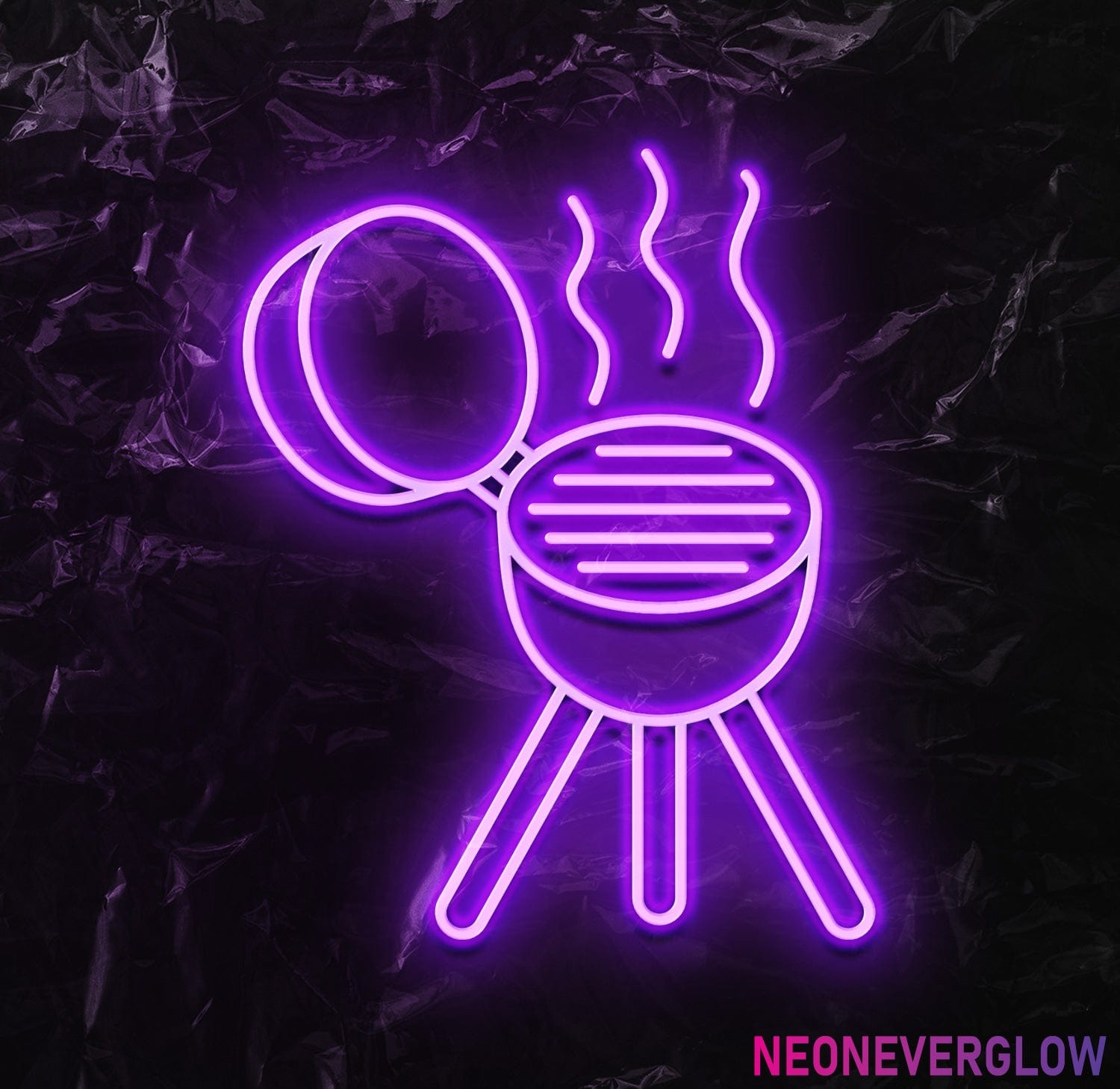 " Grillen" LED Neonschild - NEONEVERGLOW