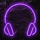 "Kopfhörer" LED Neonschild - NEONEVERGLOW