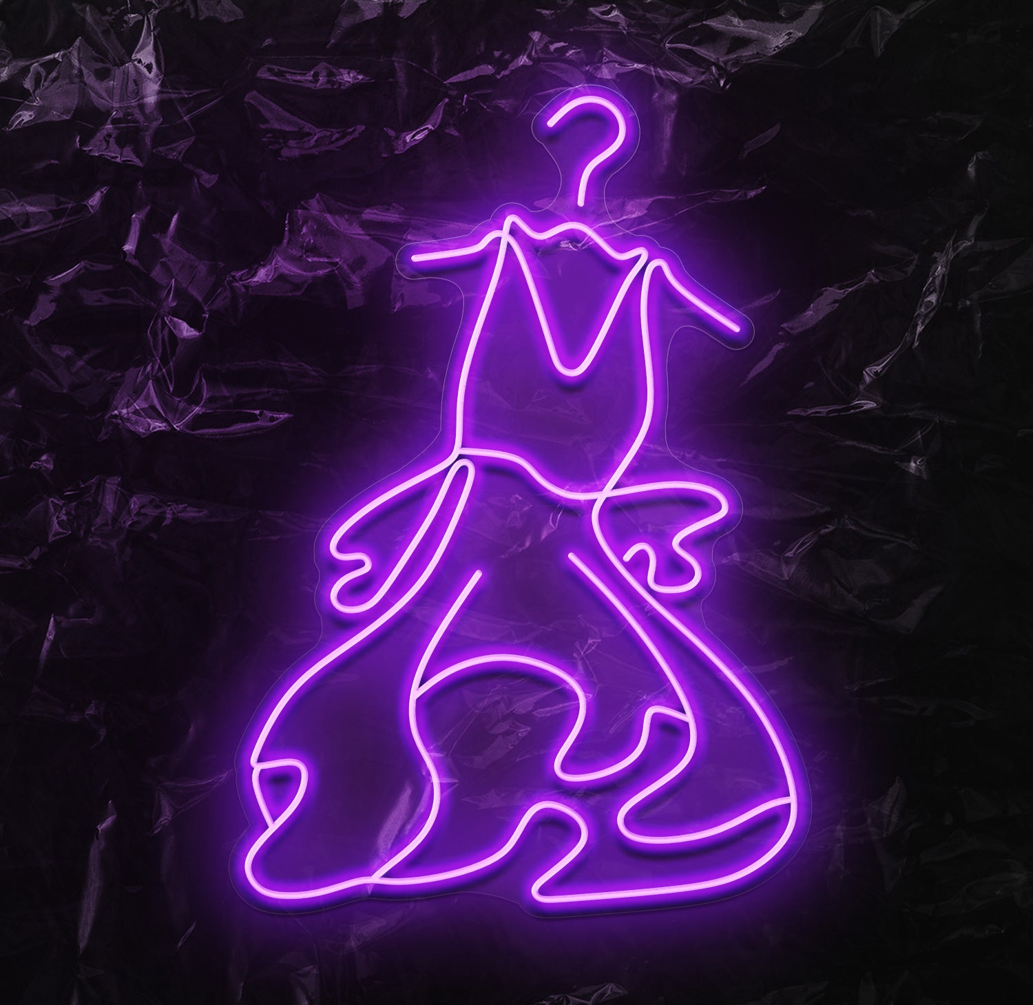 " Kleid" LED Neonschild - NEONEVERGLOW