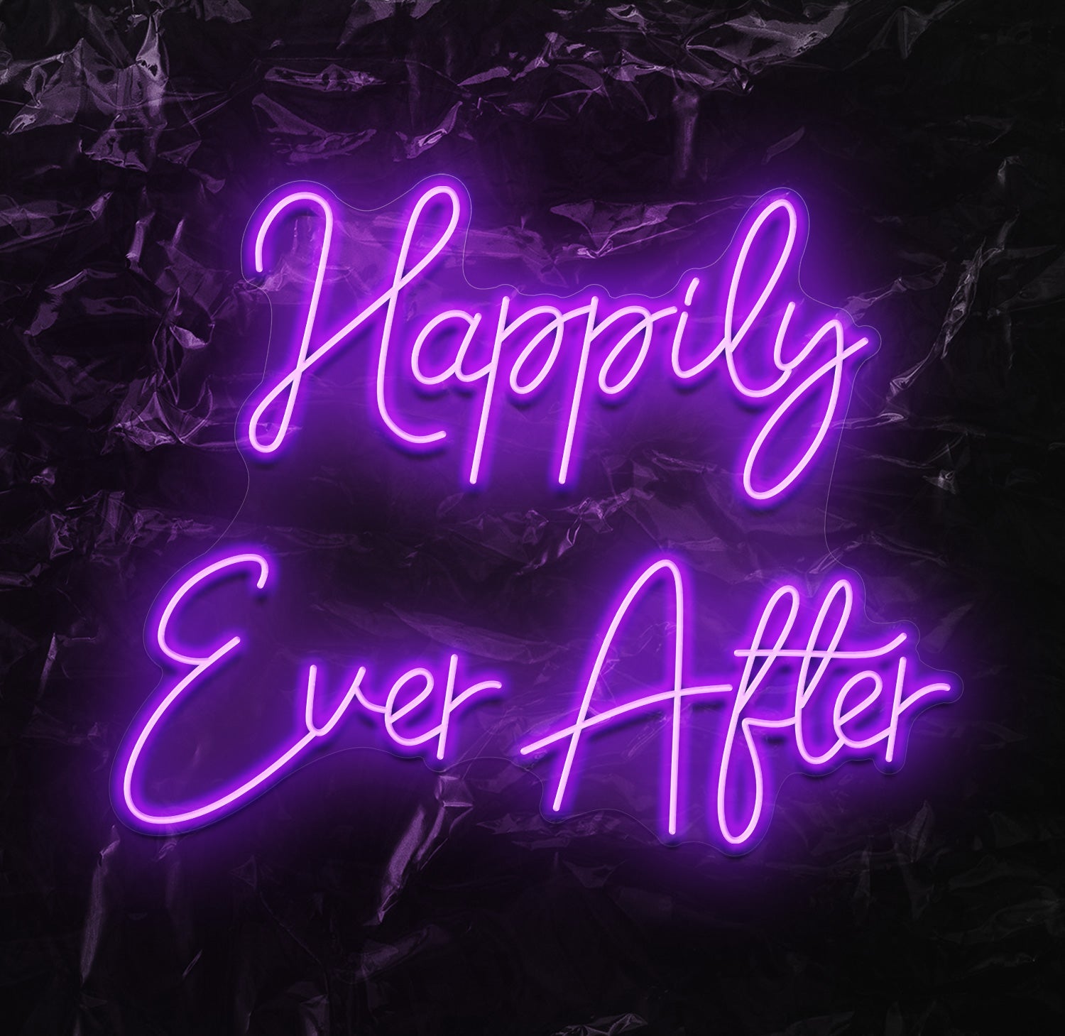 " Happily Ever After" LED Neon Schriftzug - NEONEVERGLOW
