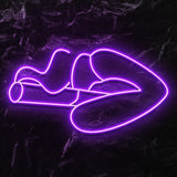 " Red Lips" LED Neonschild - NEONEVERGLOW
