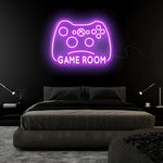 "Game Room" LED Gaming Neonschild Schriftzug Sign - NEONEVERGLOW