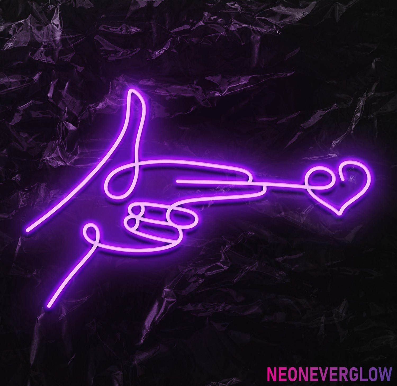 " Loveshot Liebe" LED Neonschild - NEONEVERGLOW