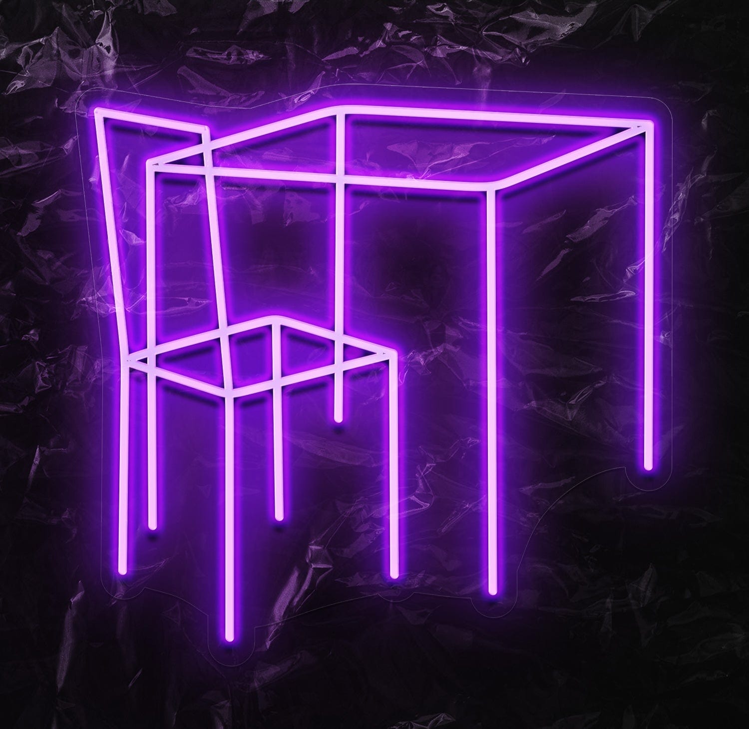 " Stuhl" LED Neonschild - NEONEVERGLOW