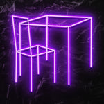 " Stuhl" LED Neonschild - NEONEVERGLOW