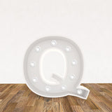 LED 3D Leuchtbuchstabe " Q " - NEONEVERGLOW
