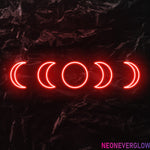 " Mond" LED Neonschild - NEONEVERGLOW