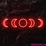 " Mond" LED Neonschild - NEONEVERGLOW