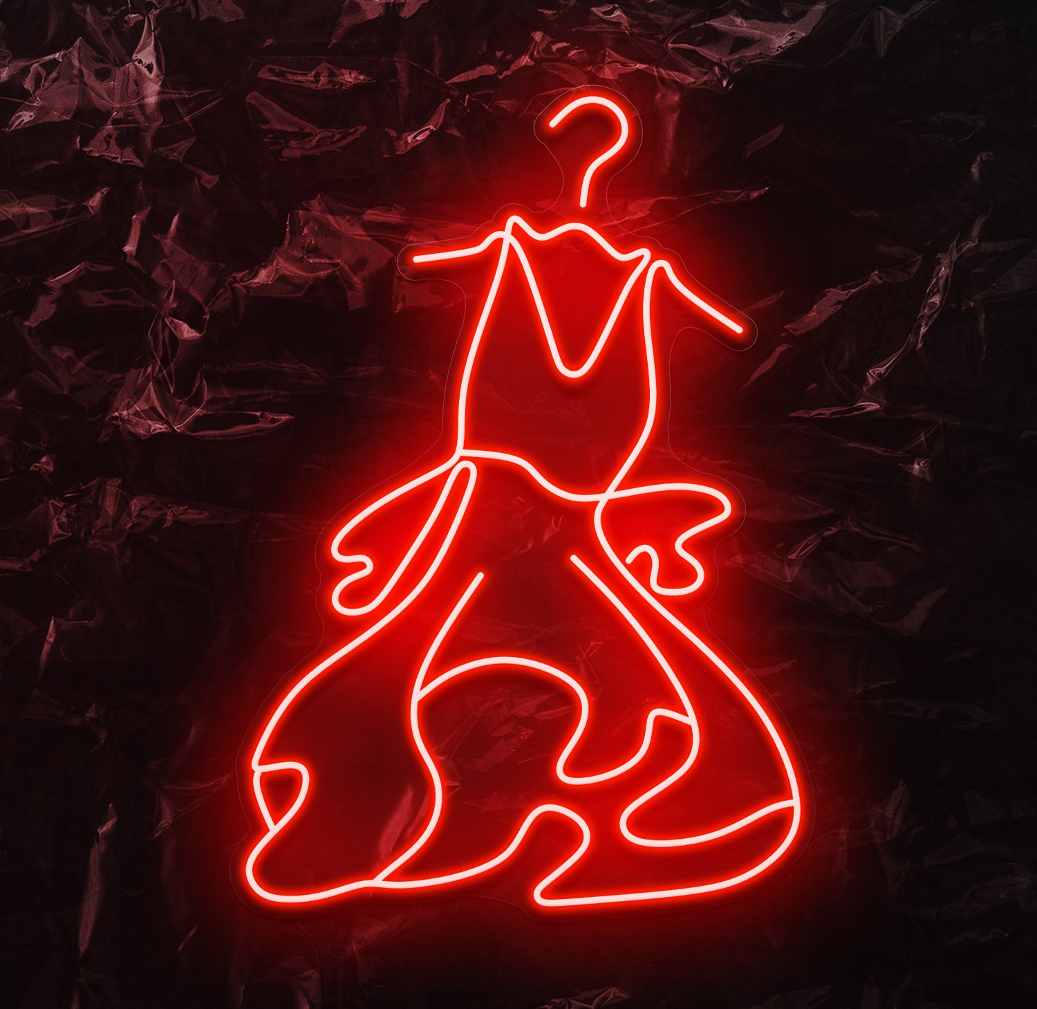 " Kleid" LED Neonschild - NEONEVERGLOW