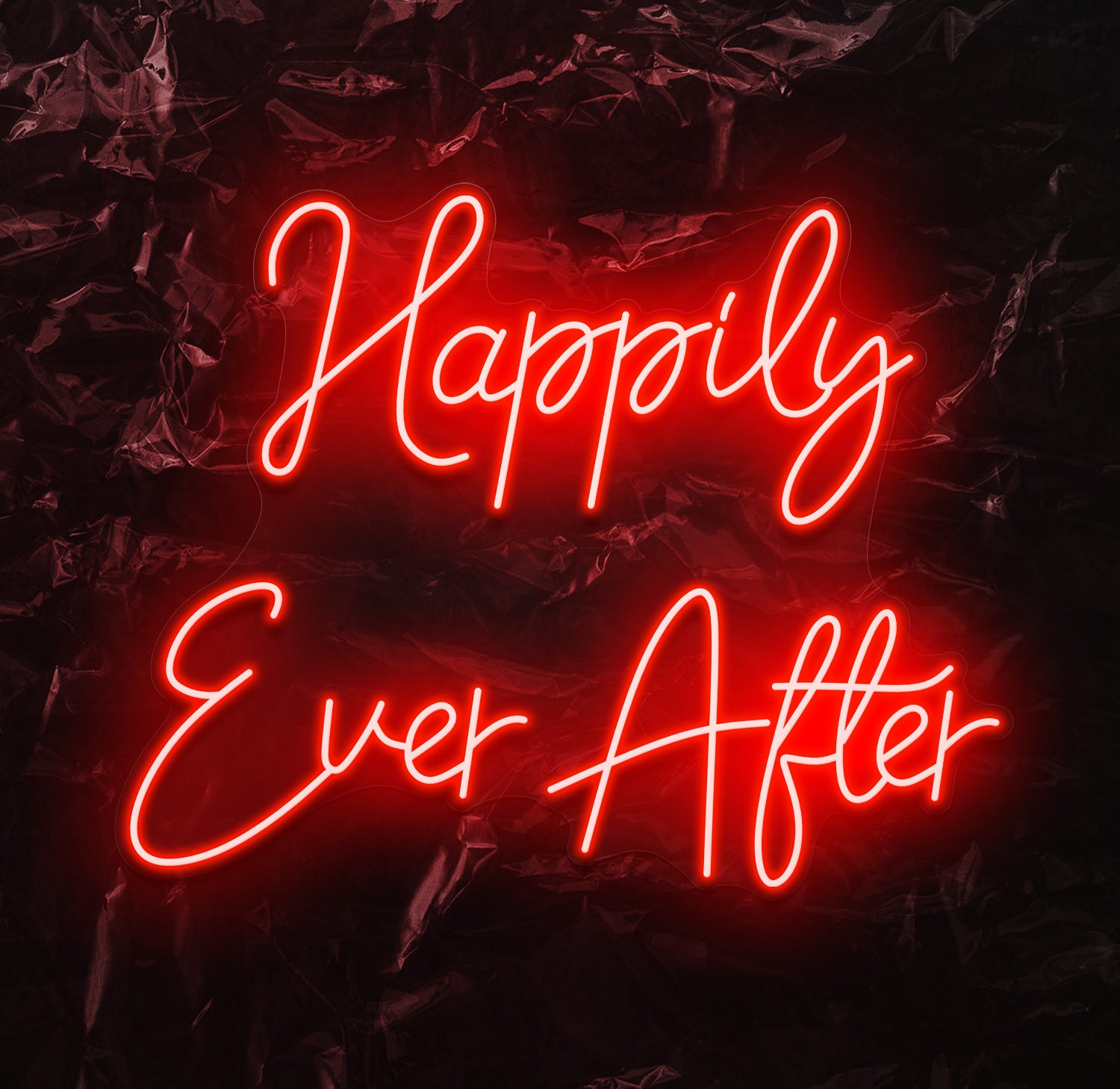" Happily Ever After" LED Neon Schriftzug - NEONEVERGLOW