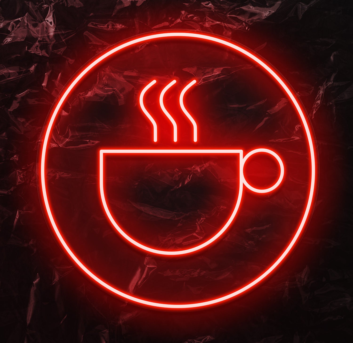 " Kaffee Cappucino" LED Neonschild - NEONEVERGLOW
