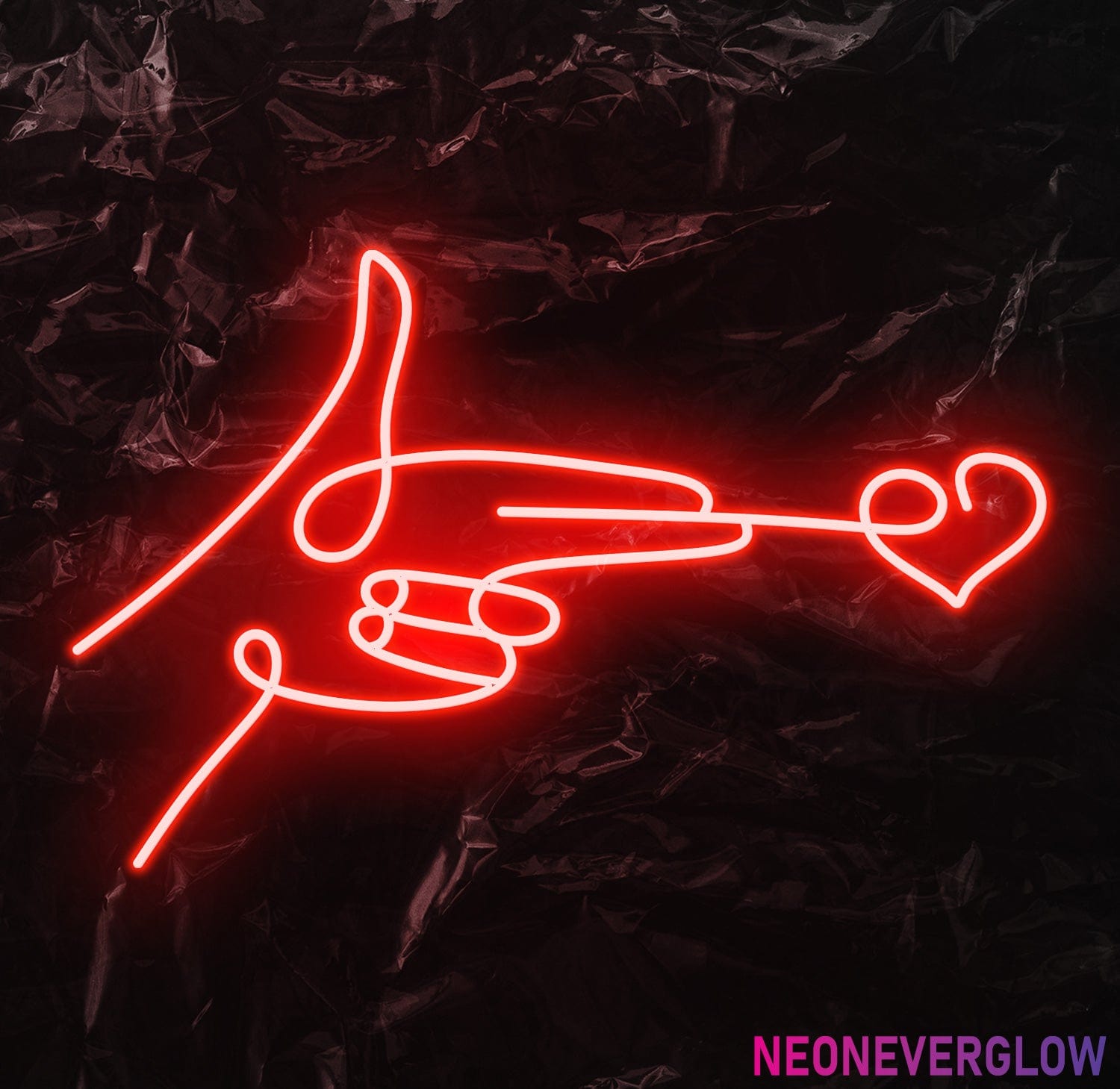 " Loveshot Liebe" LED Neonschild - NEONEVERGLOW