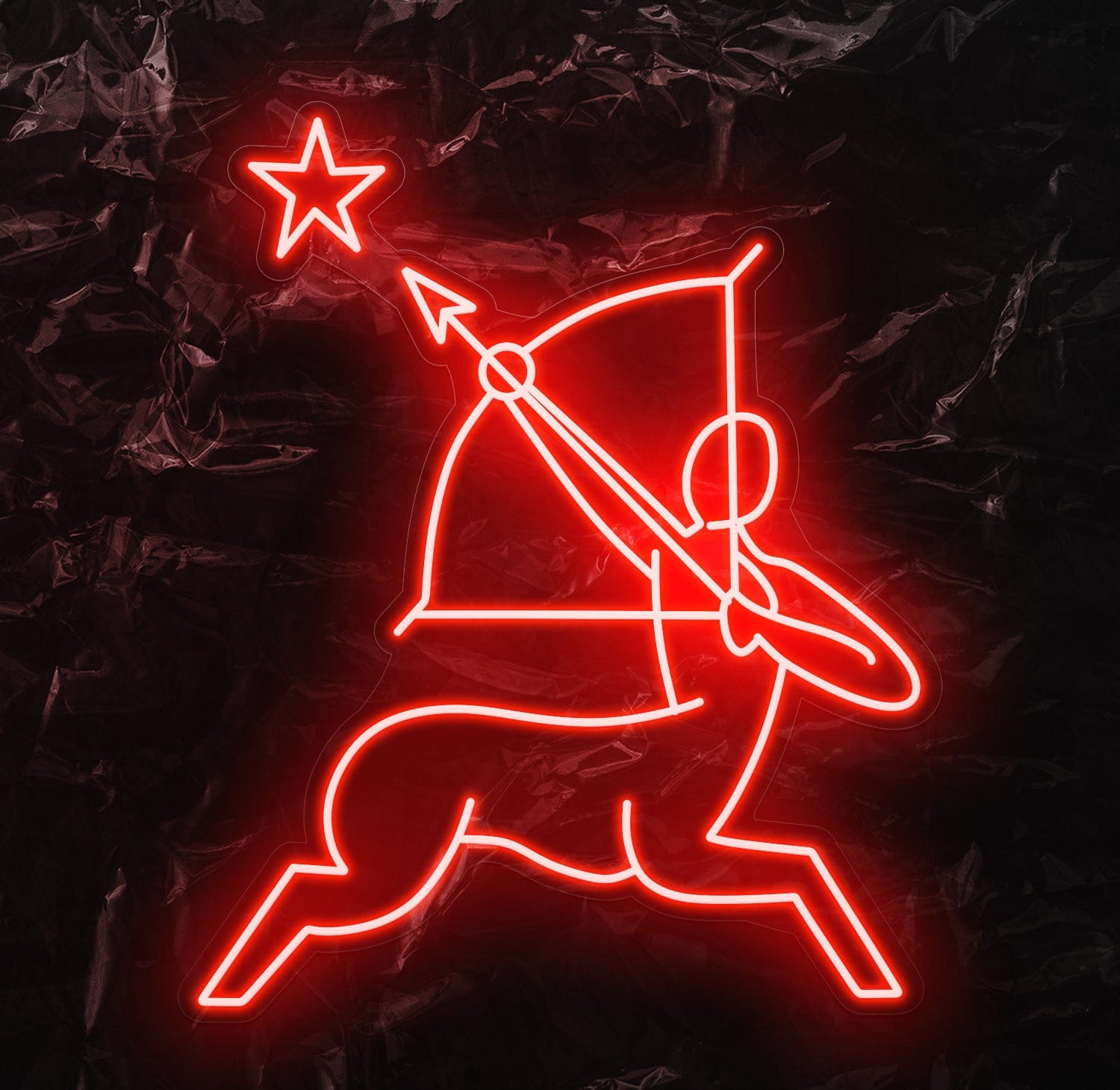 "Pfeilschütze" LED Neonschild - NEONEVERGLOW