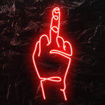 " Finger" LED Neonschild - NEONEVERGLOW
