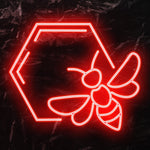 " Biene " LED Neonschild - NEONEVERGLOW