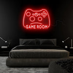 "Game Room" LED Gaming Neonschild Schriftzug Sign - NEONEVERGLOW