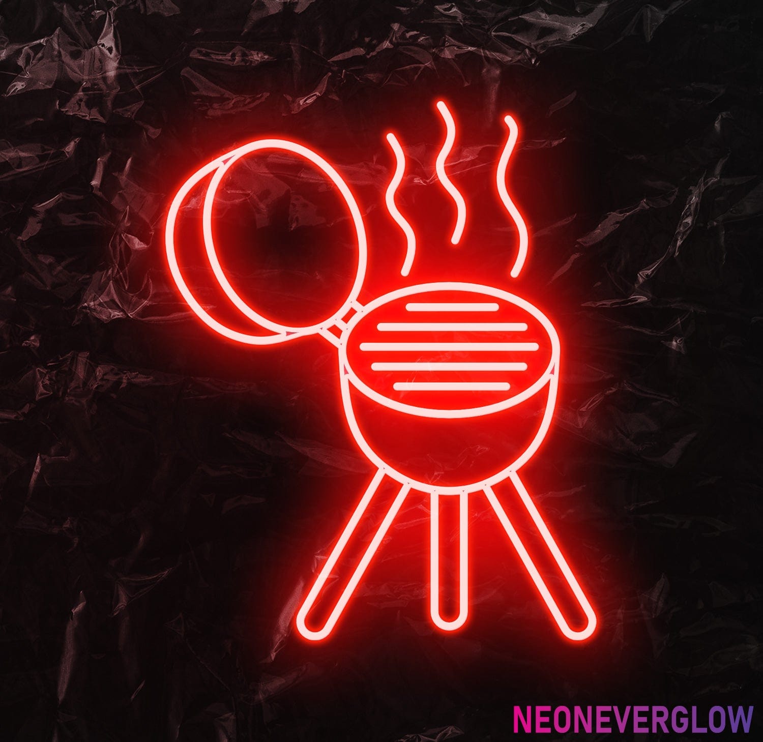 " Grillen" LED Neonschild - NEONEVERGLOW