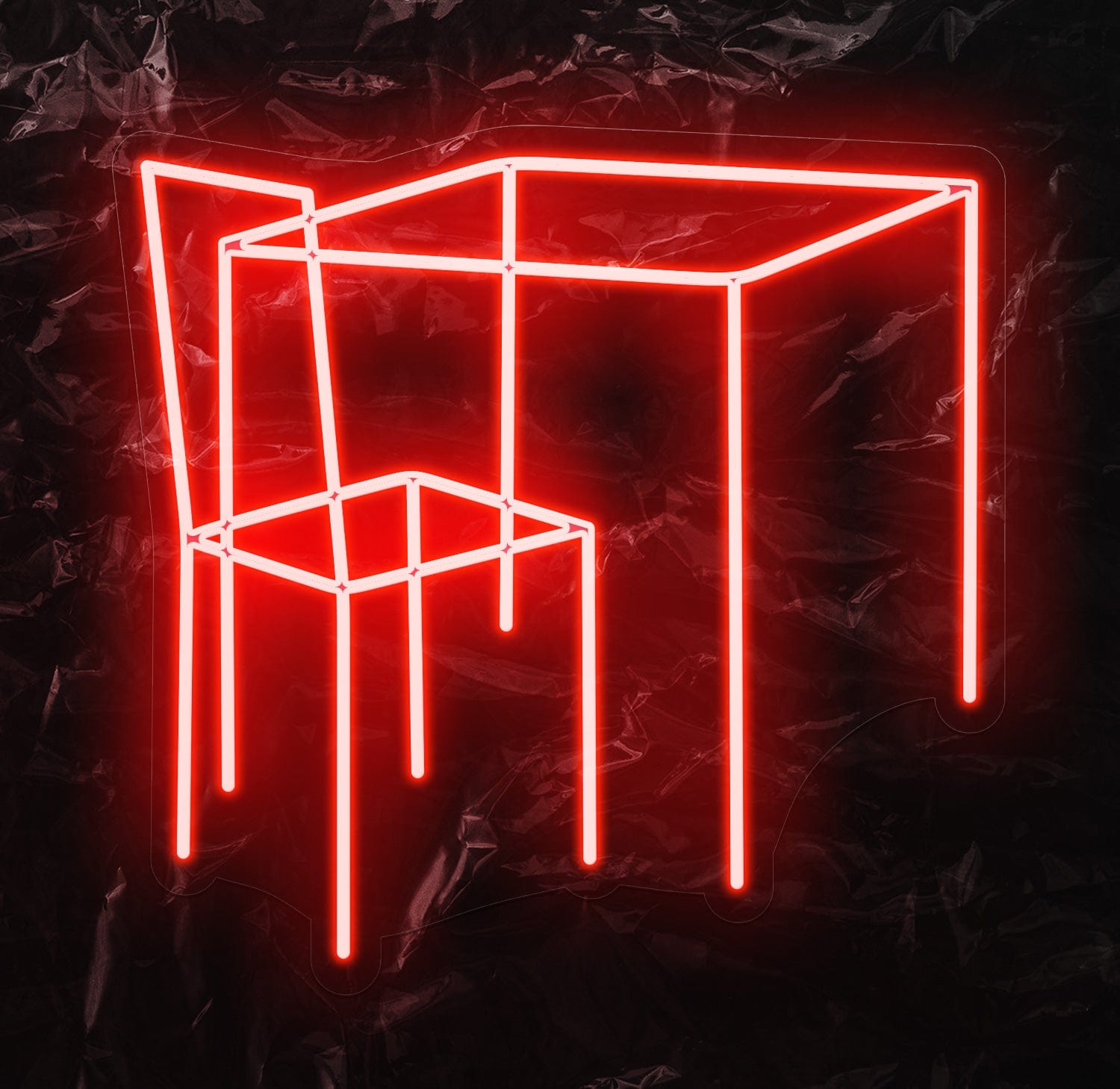 " Stuhl" LED Neonschild - NEONEVERGLOW