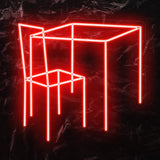 " Stuhl" LED Neonschild - NEONEVERGLOW