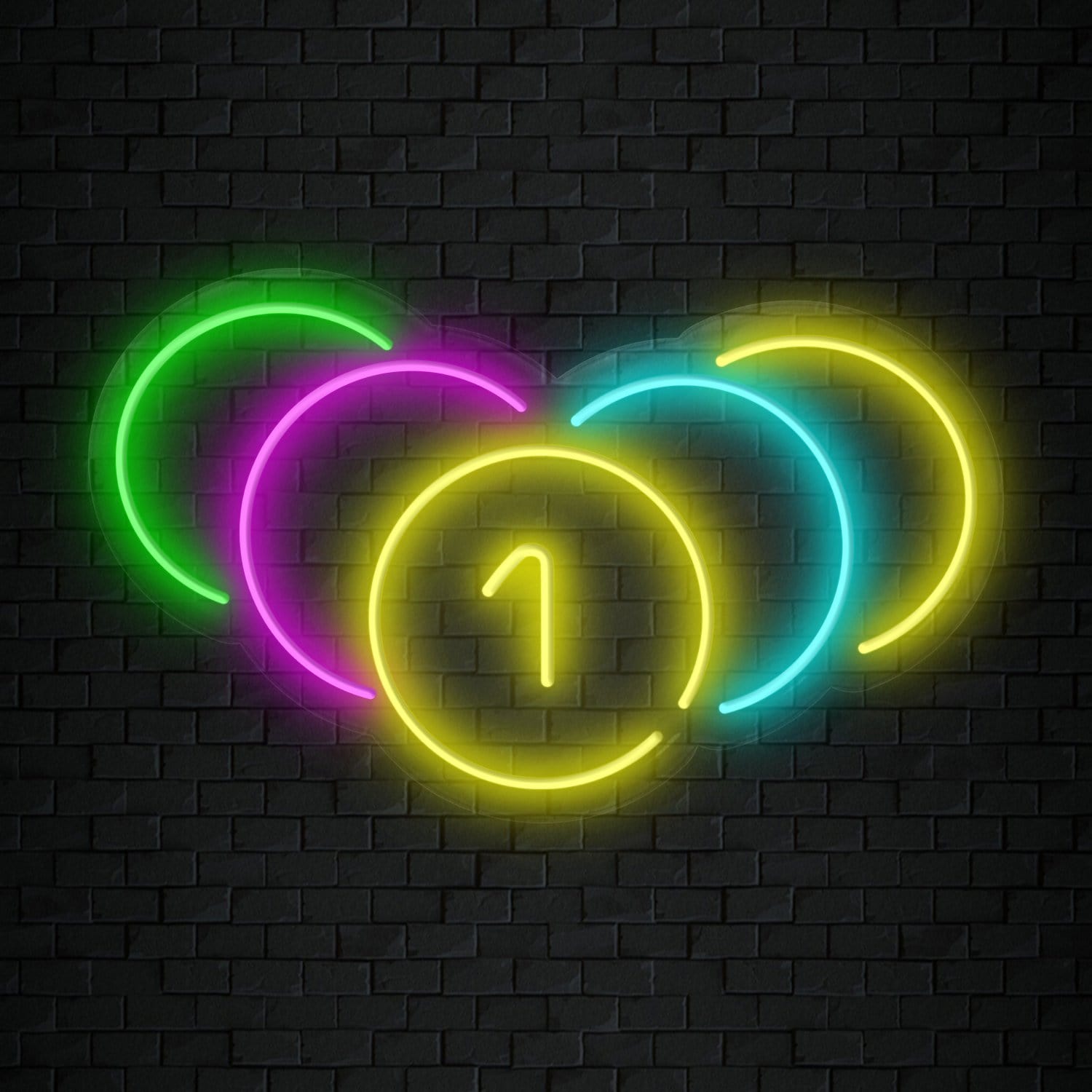 "Billiard" LED Neonschild Sign Schriftzug - NEONEVERGLOW