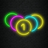 "Billiard" LED Neonschild Sign Schriftzug - NEONEVERGLOW