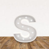 LED 3D Leuchtbuchstabe " S " - NEONEVERGLOW