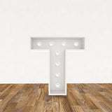 LED 3D Leuchtbuchstabe " T " - NEONEVERGLOW